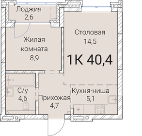 39,6 м², 1-комнатная квартира 4 880 000 ₽ - изображение 75