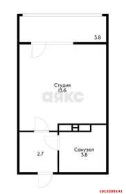 19 м², квартира-студия 2 600 000 ₽ - изображение 72