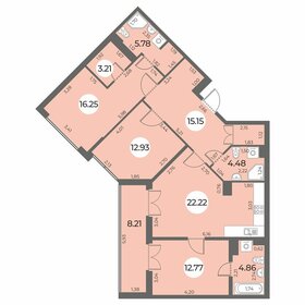 Квартира 101,8 м², 3-комнатная - изображение 1