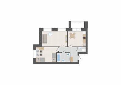 48,9 м², 2-комнатная квартира 5 540 000 ₽ - изображение 86