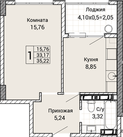 51 м², 1-комнатные апартаменты 5 100 000 ₽ - изображение 72