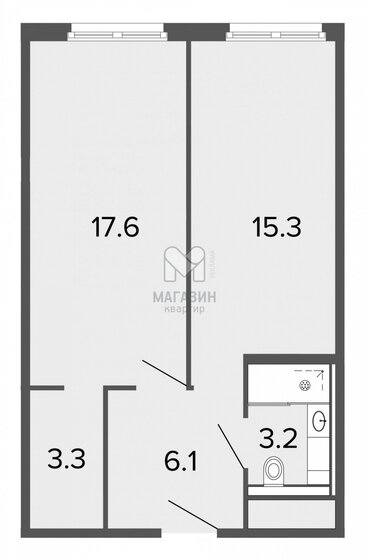 45 м², 1-комнатные апартаменты 13 200 000 ₽ - изображение 1