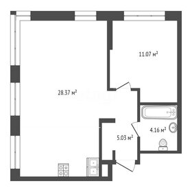 Квартира 48,6 м², 2-комнатная - изображение 1