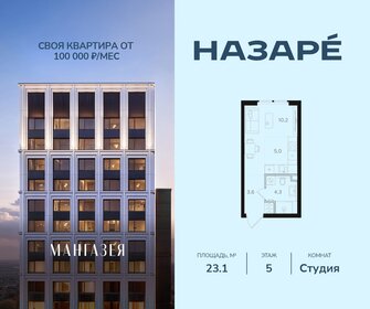 Квартира 23,1 м², студия - изображение 1