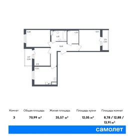 81,2 м², 3-комнатная квартира 15 935 000 ₽ - изображение 68