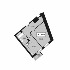 46 м², 2-комнатная квартира 3 600 000 ₽ - изображение 58