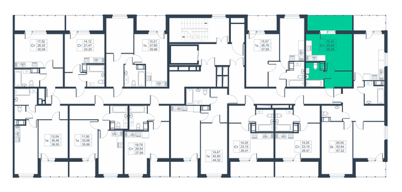 Квартира 28,3 м², студия - изображение 2