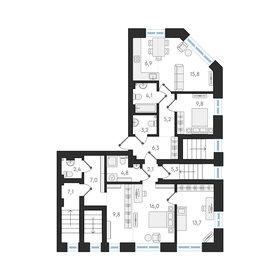 100,8 м², 3-комнатная квартира 31 000 000 ₽ - изображение 67
