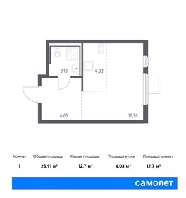 25,9 м², квартира-студия 5 242 045 ₽ - изображение 24