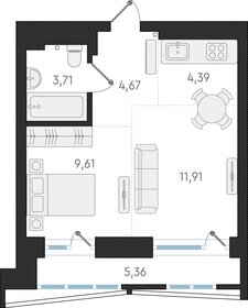 35 м², 2-комнатная квартира 8 750 000 ₽ - изображение 17