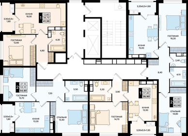 Квартира 38,9 м², 1-комнатная - изображение 2