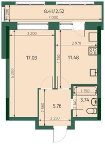 39,2 м², 1-комнатная квартира 7 099 000 ₽ - изображение 69