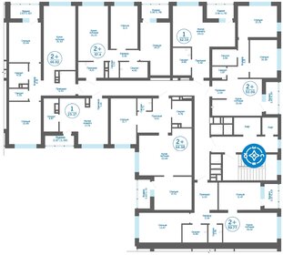 Квартира 59,8 м², 2-комнатная - изображение 2