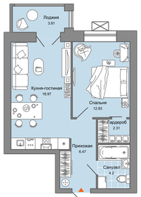 47,6 м², 2-комнатная квартира 3 799 000 ₽ - изображение 89