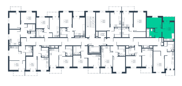 34,3 м², 1-комнатная квартира 5 039 160 ₽ - изображение 73