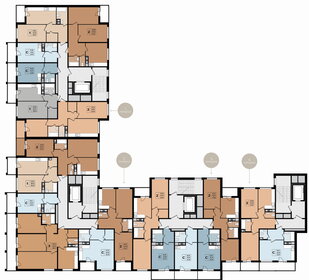 47,3 м², 1-комнатная квартира 8 300 000 ₽ - изображение 74