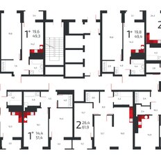 Квартира 57,6 м², 1-комнатная - изображение 2