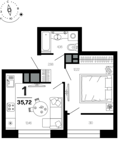 62,7 м², 3-комнатная квартира 2 950 000 ₽ - изображение 53