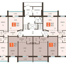 Квартира 56,8 м², 2-комнатная - изображение 2