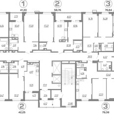 Квартира 76,8 м², 3-комнатная - изображение 2