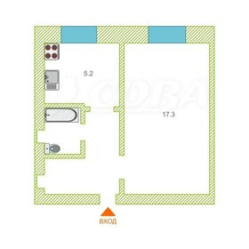 Квартира 29,2 м², 1-комнатная - изображение 5