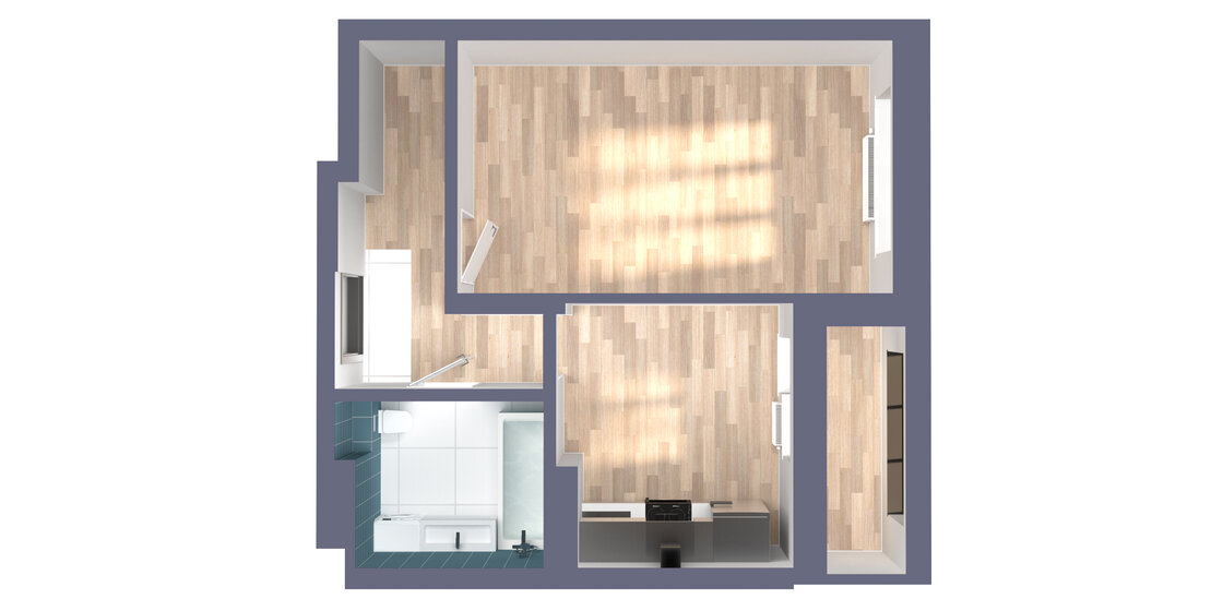 36,1 м², 1-комнатная квартира 10 754 820 ₽ - изображение 54