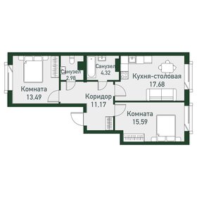 65,1 м², 2-комнатная квартира 7 812 000 ₽ - изображение 37