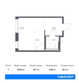 25,5 м², квартира-студия 7 145 104 ₽ - изображение 18