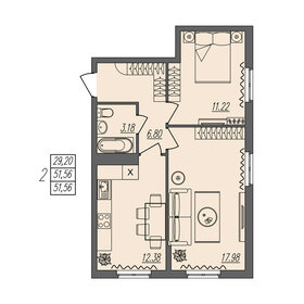 67 м², 3-комнатная квартира 4 990 000 ₽ - изображение 40