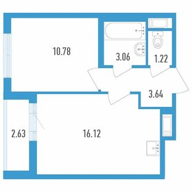 36,1 м², 1-комнатная квартира 5 600 150 ₽ - изображение 8