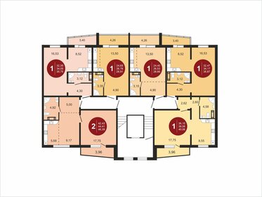 58,3 м², 2-комнатная квартира 4 780 782 ₽ - изображение 32