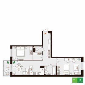 71,5 м², 2-комнатная квартира 15 202 000 ₽ - изображение 10