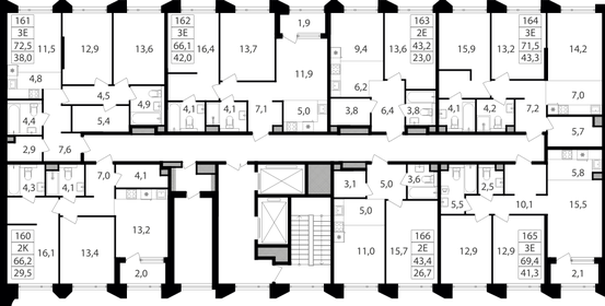 40,2 м², 1-комнатная квартира 22 275 142 ₽ - изображение 21