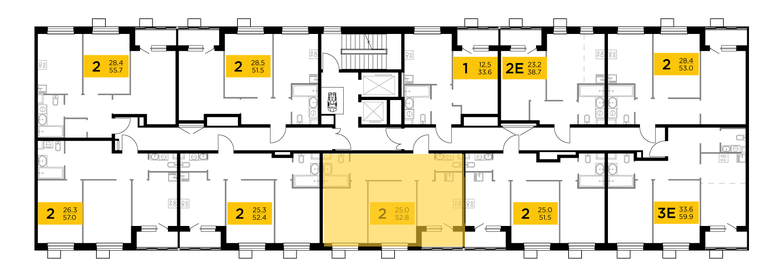 49 м², 2-комнатная квартира 2 900 000 ₽ - изображение 81