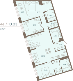 238 м², 4-комнатные апартаменты 135 900 000 ₽ - изображение 115