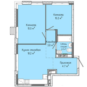 56,3 м², 2-комнатная квартира 6 400 000 ₽ - изображение 12
