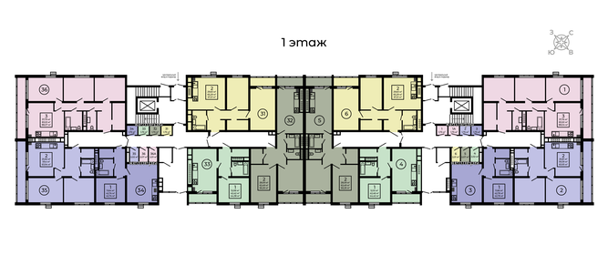 58,5 м², 2-комнатная квартира 6 750 000 ₽ - изображение 34