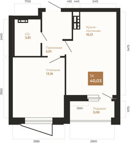 44,3 м², 1-комнатная квартира 8 870 000 ₽ - изображение 61
