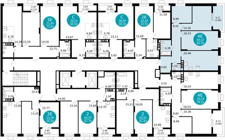 84,6 м², 3-комнатная квартира 15 021 825 ₽ - изображение 30