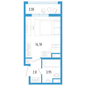 24,5 м², квартира-студия 4 200 000 ₽ - изображение 60