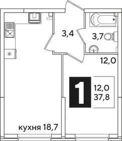 30 м², квартира-студия 4 500 000 ₽ - изображение 65