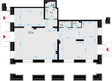 139,8 м², торговое помещение - изображение 5