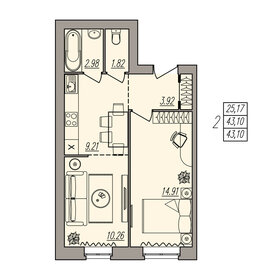 47,6 м², 2-комнатная квартира 5 200 000 ₽ - изображение 62