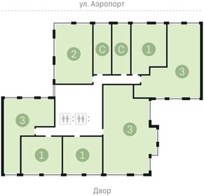 57 м², 1-комнатная квартира 8 870 000 ₽ - изображение 19