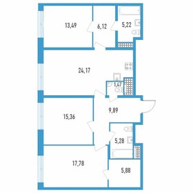 128,5 м², 3-комнатная квартира 31 000 000 ₽ - изображение 63