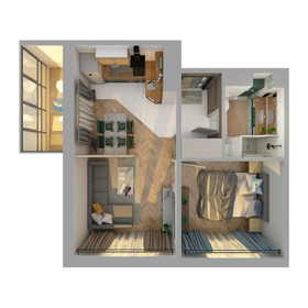 Снять квартиру с большой кухней и с мебелью в Туле - изображение 4