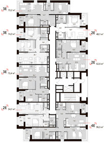 77,7 м², 3-комнатная квартира 16 500 000 ₽ - изображение 97