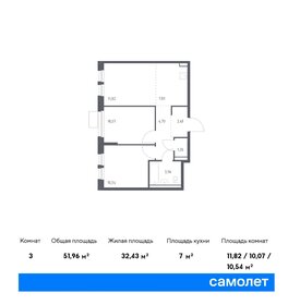 51,9 м², 2-комнатная квартира 10 440 545 ₽ - изображение 20