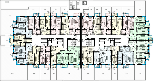 Квартира 87,1 м², 2-комнатная - изображение 2