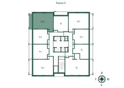 54,9 м², квартира-студия 11 968 200 ₽ - изображение 43